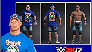 WWE 2K17: John Cena - 2017 Attire   'Respect. Earn It.' T-Shirt ᴴᴰ