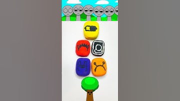 Guess the color of the Sprunki character in 5 seconds. Colors buttons are confused #sprunki #games