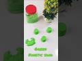 Very Satisfying Kinetic Sand Shapes #satisfying #clayart #relaxing #asmr #green #sand #shorts