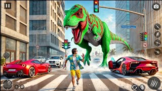 Angry Dinosaur City Attack Game – Android Gameplay screenshot 5