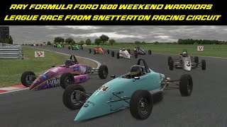 Ray Formula Ford 1600 Weekend Warriors League Race From Snetterton Circuit