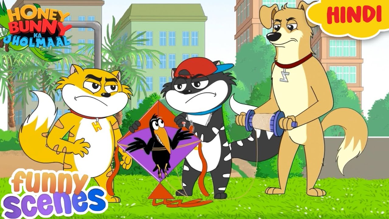 Makar Shankranti Special | Honey Bunny Funny Scene |  New Gags In Hindi | Kids Show |Animation Video