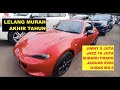 LELANG MURAH AKHIR TAHUN Jimny 5 Juta Jazz 18 Juta Mazda MX-5 Jaguar Isuzu D-Max Prado Subaru E200