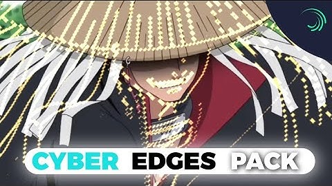 Cyber Edges like Script l Small Alight Motion VFX PACK l