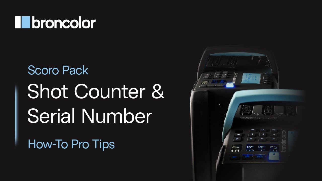How to Access the Scoro Pack Flash Counter | broncolor How To Pro Tips