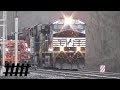 Track Work After Huntingdon Derailment with Norfolk Southern Trains and MOW Equipment