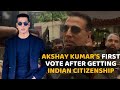 Akshay Kumar casts his vote, urging fellow Indians to vote for what they believe is right | Video