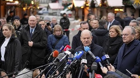 Bundeskanzler Olaf Scholz in Magdeburg