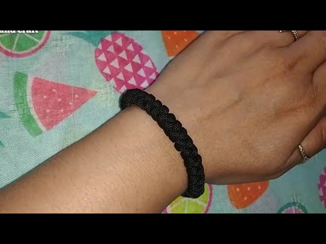 How to make black thread bracelet || kala dhaga design - YouTube