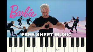 I'M JUST KEN from BARBIE Piano Tutorial with free Sheet Music (pdf)