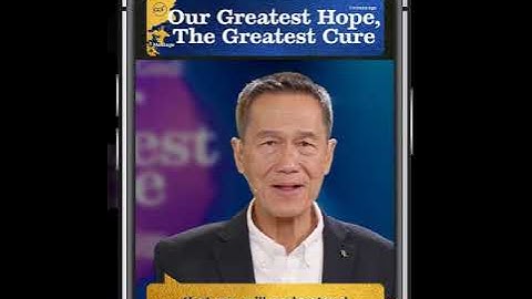 Our Greatest Hope The Greatest Cure - Peter Tan-Chi - Snippets