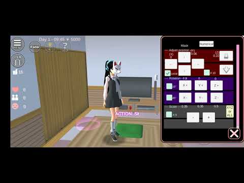 Tutorial,Cara membuat Headphone kucing#sakuraschoolsimulator