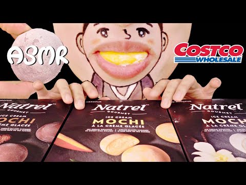 🍦 Costco Mochi Ice cream Review & Mukbang ASMR | Natrel Triple Chocolate, Mango, Vanilla