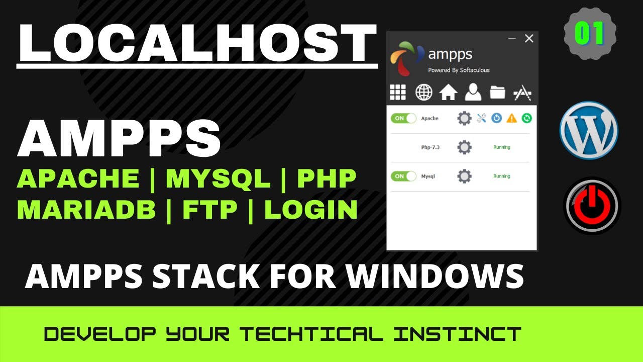 Localhost Ampps Apache Mysql PHP Mariadb FTP Login - YouTube