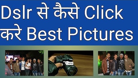 How To Use Canon Dslr Camera For Beginners |Canon Rebel T6i (Canon 750d ) Tutorial Part 1