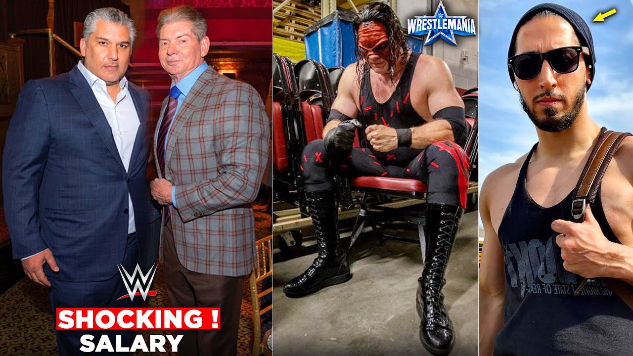 SHOCKING ! VINCE Mcmahon WWE SALARY REVEALED... KANE WRESTLEMANIA 38  RETURN, MUSTAFA Ali JACKED - YouTube