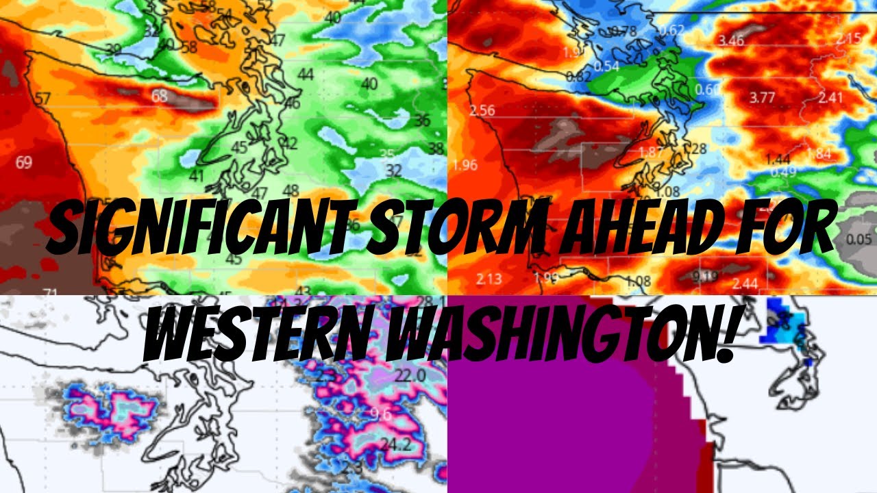 Significant Storm Ahead for Western Washington - YouTube