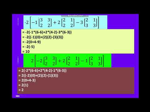 DETERMINAN MATRIKS 4X4 METODE LAPLACE