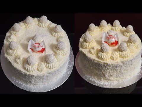 RAFFAELLO PASTASI / Tam Tutan Tarif / RAFFAELLO CAKE RECİPE / Sessiz vlog