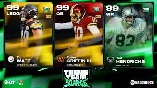 Theme Team Surge Part 3 Jalen Hurts, Denzel Ward, LTD T.J. Watt & More | Madden 26 Ultimate Team