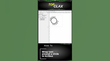 How to Wrap Text Around Circle in Scribus