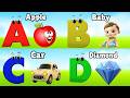 ABC Phonics Song 🎶 | A is for Apple 🍎 | Alphabet Rhymes || Kids Learning Video