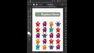 Replace Items | Script | Adobe Illustrator | Tips and Tricks #graphicdesign