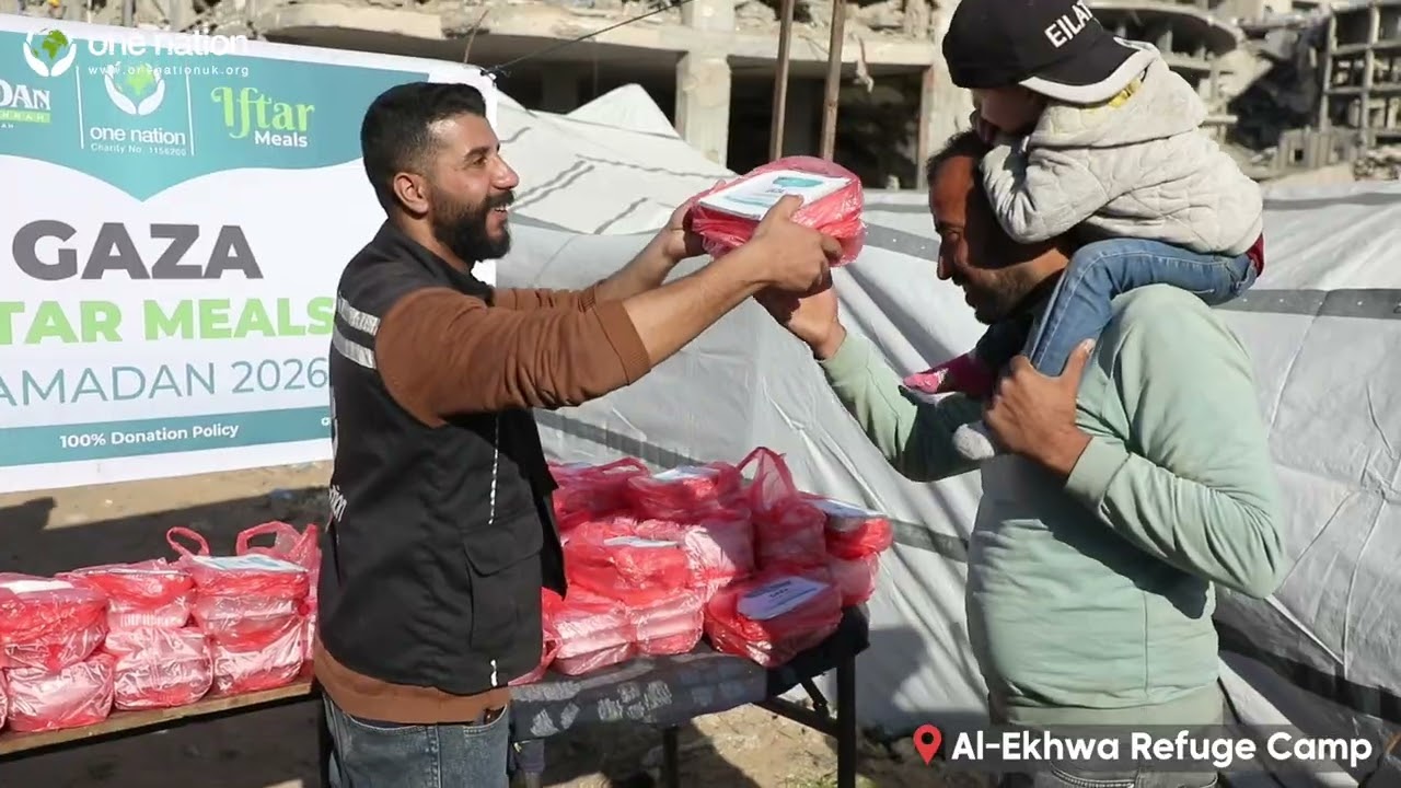 Day 8 - Gaza Iftar Meals Distribution