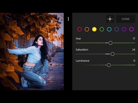 Blue and orange effect Lightroom photo editing tutorial || Lightroom orange effect photo editing