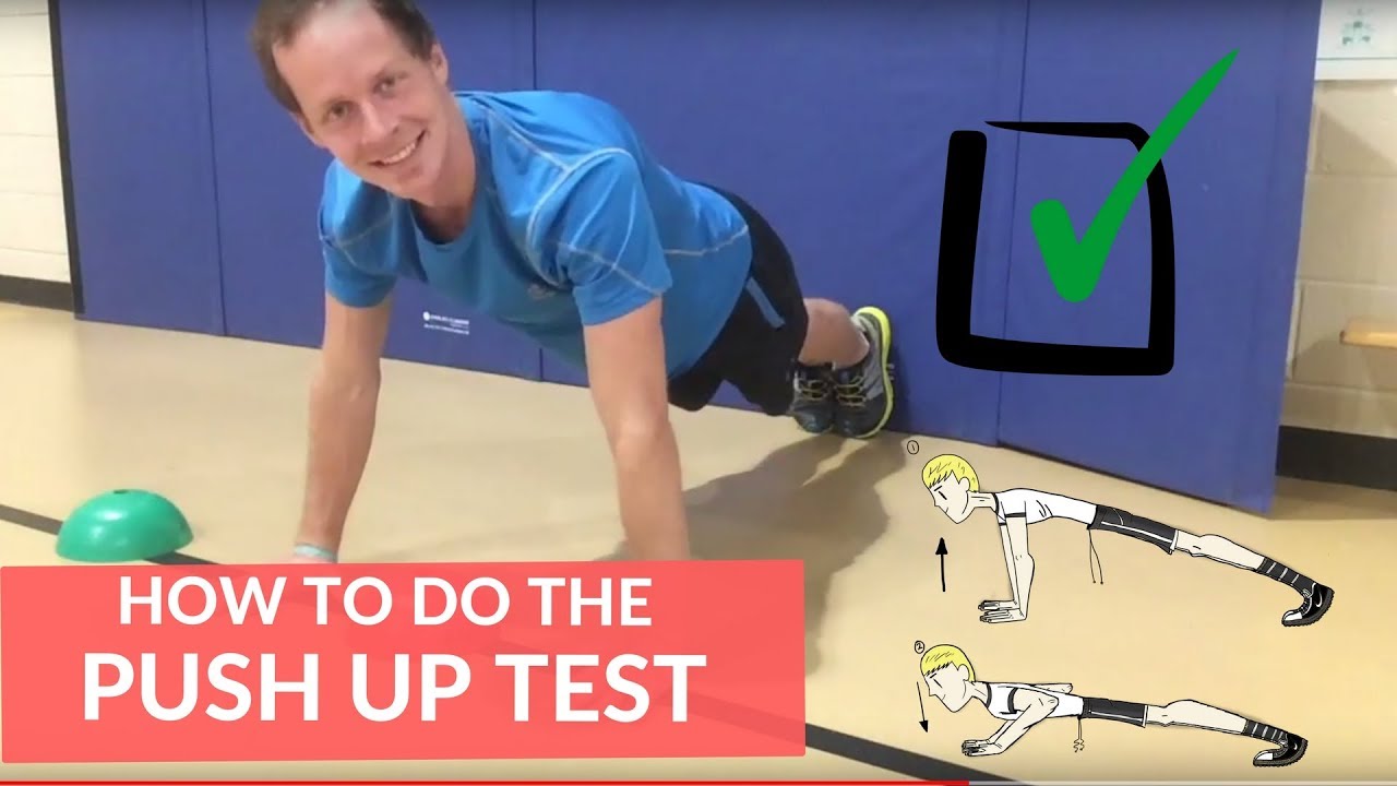 How to do the Push Up Test, Fitnessgram in PE