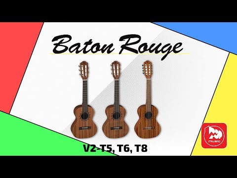 Необычные укулеле BATON ROUGE : 5, 6 и 8 струн! (серия V2 SUN) Необычные укулеле BATON ROUGE : 5, 6 и 8 струн! (серия V2 SUN)
