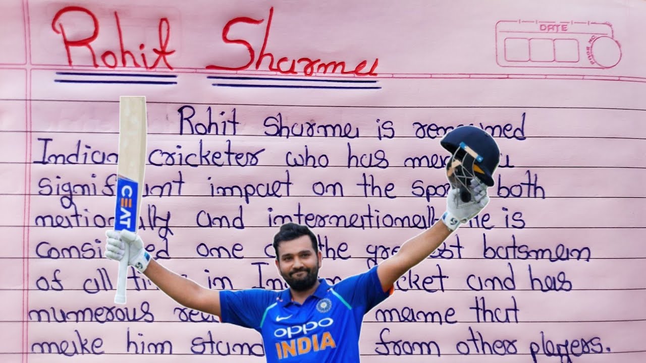 my role model rohit sharma essay