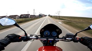 Early Spring 10°C | Honda CB 500 GoPro HERO10 On-board | MIVV CARBON EXHAUST | PURE ENGINE SOUND!!!