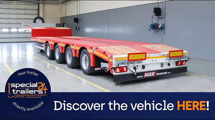 MAX Trailer - MAX100 extendable semi trailer with 4 axles