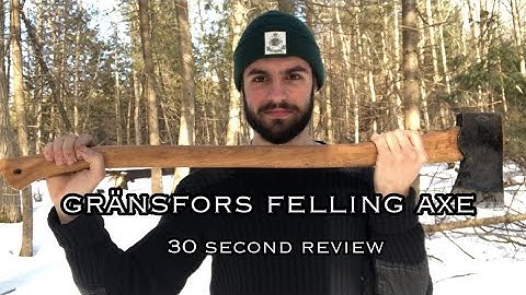 Gränsfors Bruk felling axe | 30 second review