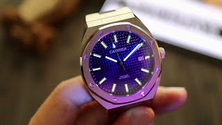 видео: Хомаж Audemars Piguet Royal Oak за 60€ | Обзор часов Cadisen C-8180G на японском калибре Seiko NH35A картинка: Хомаж Audemars Piguet Royal Oak за 60€ | Обзор часов Cadisen C-8180G на японском калибре Seiko NH35A