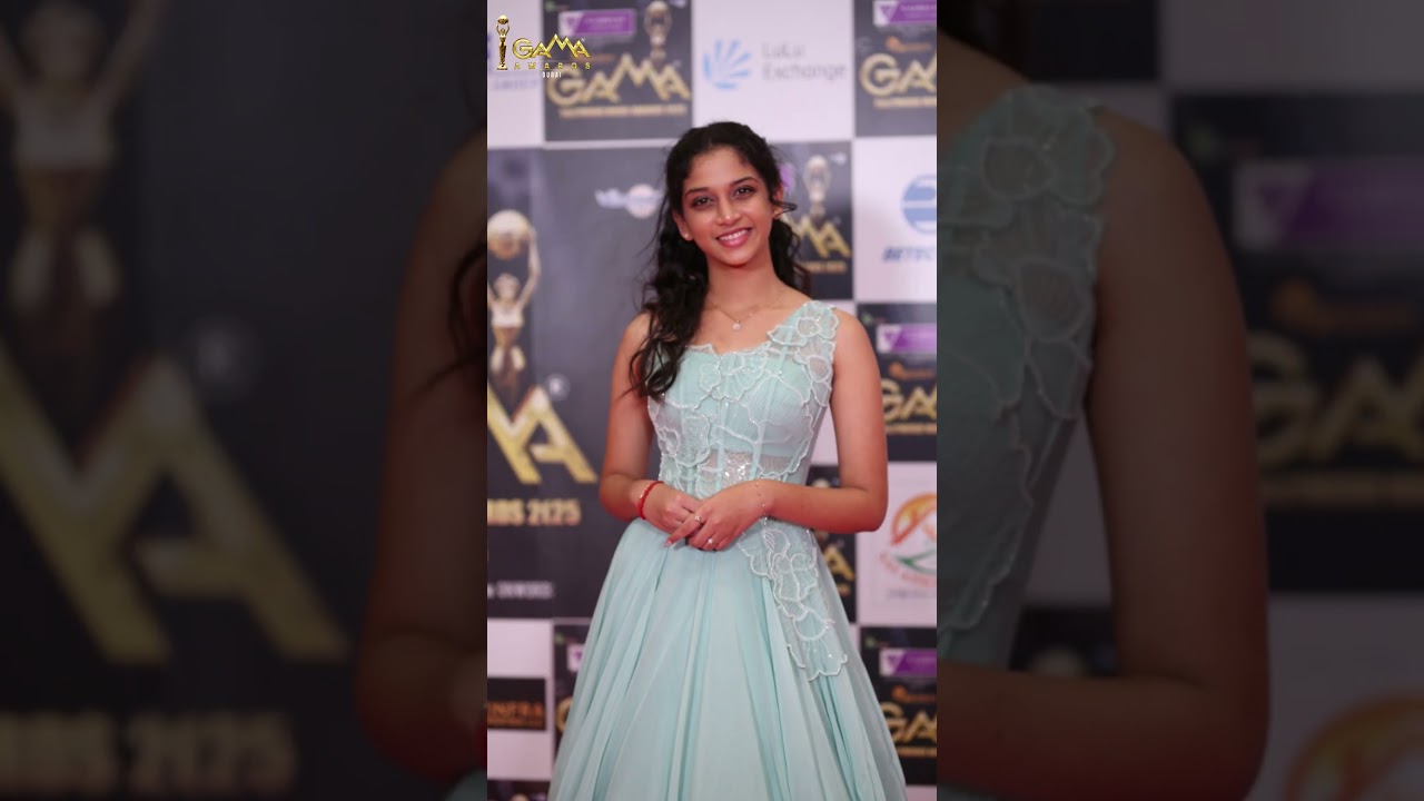 Sridevi Appala Shines On The Red Carpet | GAMA Awards 2025 Dubai | GAMA Awards 5th Edition