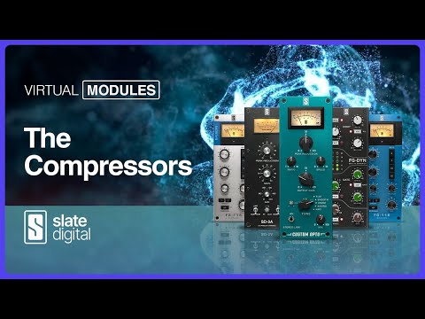 Slate Digital コンプレッサープラグイン、FG-116 Blue、Custom Opto、SD-3A、FG-Dynamics | バーチャルモジュール