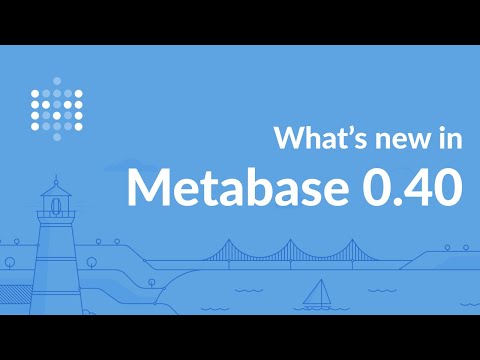 Metabase 0.40: multiple questions in dashboards, improved data selection, SQL questions results.