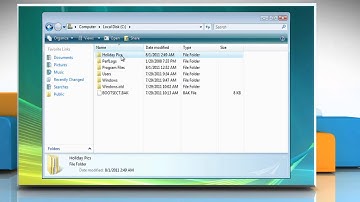 Windows® Vista: How to share a folder