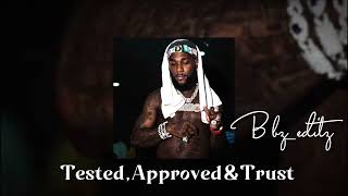 Burna Boy - Tested, Approved \& Trust (sped up, fast version)