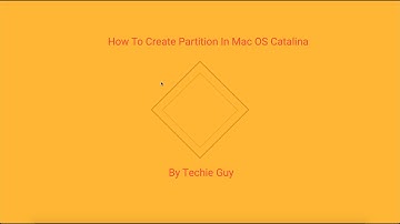 How To Create Partition in Mac OS Catalina