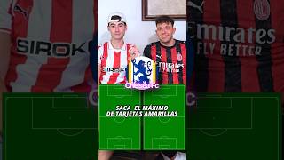 SACANDO EL MÁXIMO DE TARJETAS AMARILLAS #futbol #juego #reto #ligaespañola #realmadrid