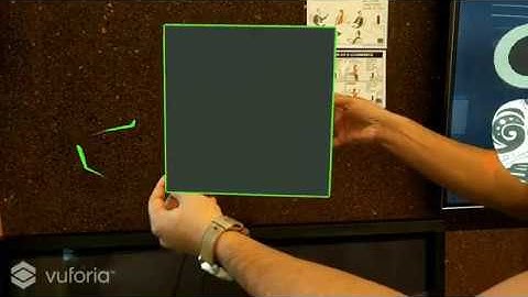 Augmented reality Vuforia cube