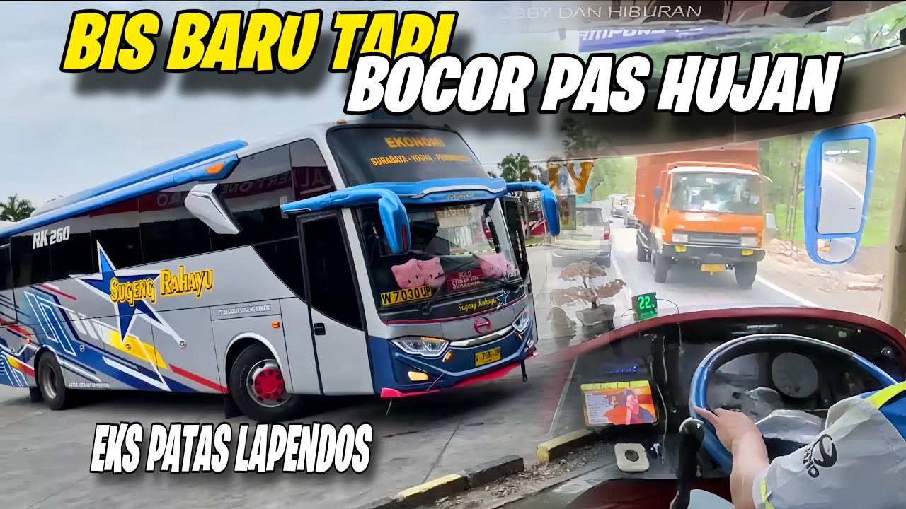 BUS EKONOMI AC RASA PATAS, TAPI KOK GINI YA😅SUGENG RAHAYU W 7030 UP LAPENDOS🤩ARTIS BARU SUMBER GROUP