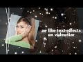 AE LIKE TEXT EFFECTS PRESETS VIDEOSTAR FREE AND PAID