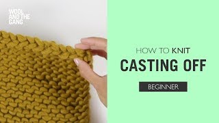 How to knit: Casting Off