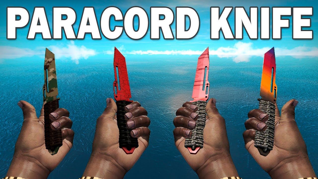 CSGO Paracord Knife All Skins Showcase YouTube