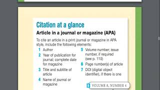 APA formatting for In-Text and Reference Page Citations