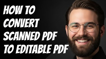 How To Convert Scanned PDF To Editable PDF Easy Method